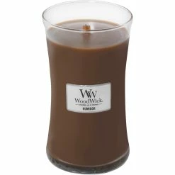Alternative view of New ???? Woodwick Large Humidor Glass Candle ????