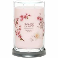 Alternative view of Brand new ❤️ Yankee Candle Pink Cherry And Vanilla Signature Large Tumbler Candle ????