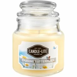 Promo ???? Candle-lite Everyday Chasing Butterflies Jar Candle 3 Oz. ❤️