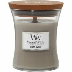New ✨ WoodWick Wood Smoke Medium Hourglass Candle ⌛