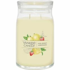 Hot Sale ???? Yankee Candle Iced Berry Lemonade Signature Large Jar Candle ????