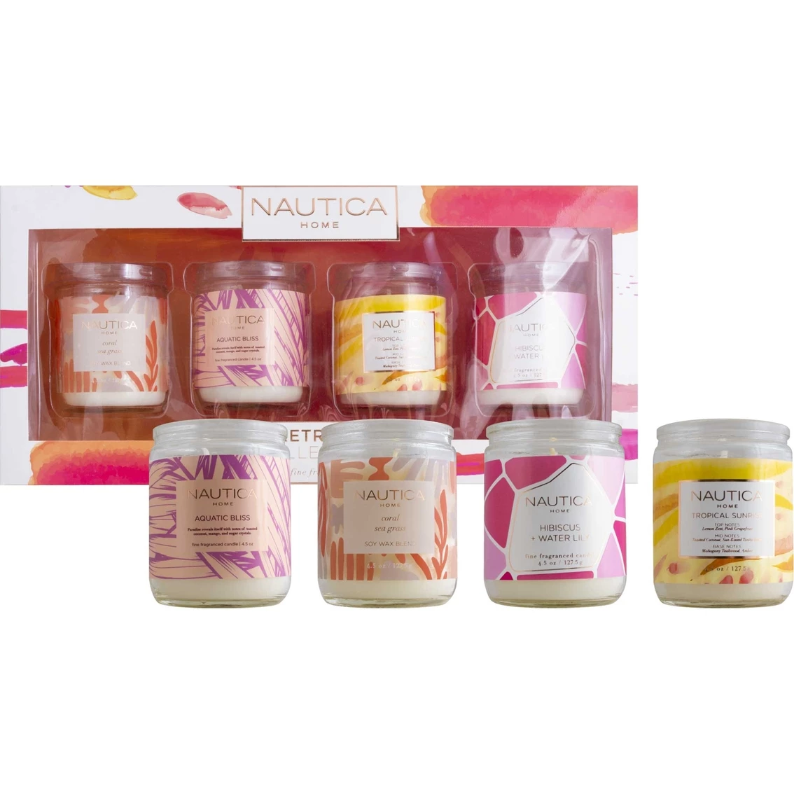 Cheap ⭐ Nautica Retreat Collection 4 Pc. 4.5 Oz. Candle Coffret ???? 1 Cheap ⭐ Nautica Retreat Collection 4 Pc. 4.5 Oz. Candle Coffret ????