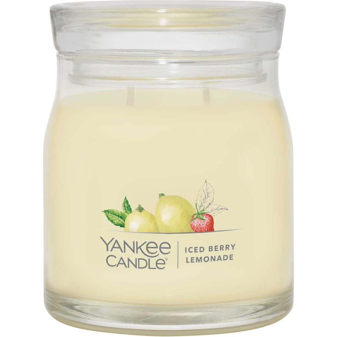 Brand new ⌛ Yankee Candle Iced Berry Lemonade Signature Medium Jar Candle ???? 1 Brand new ⌛ Yankee Candle Iced Berry Lemonade Signature Medium Jar Candle ????