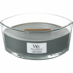 Alternative view of New ⭐ WoodWick Wood Wick Evening Bonfire Ellipse Candle ????