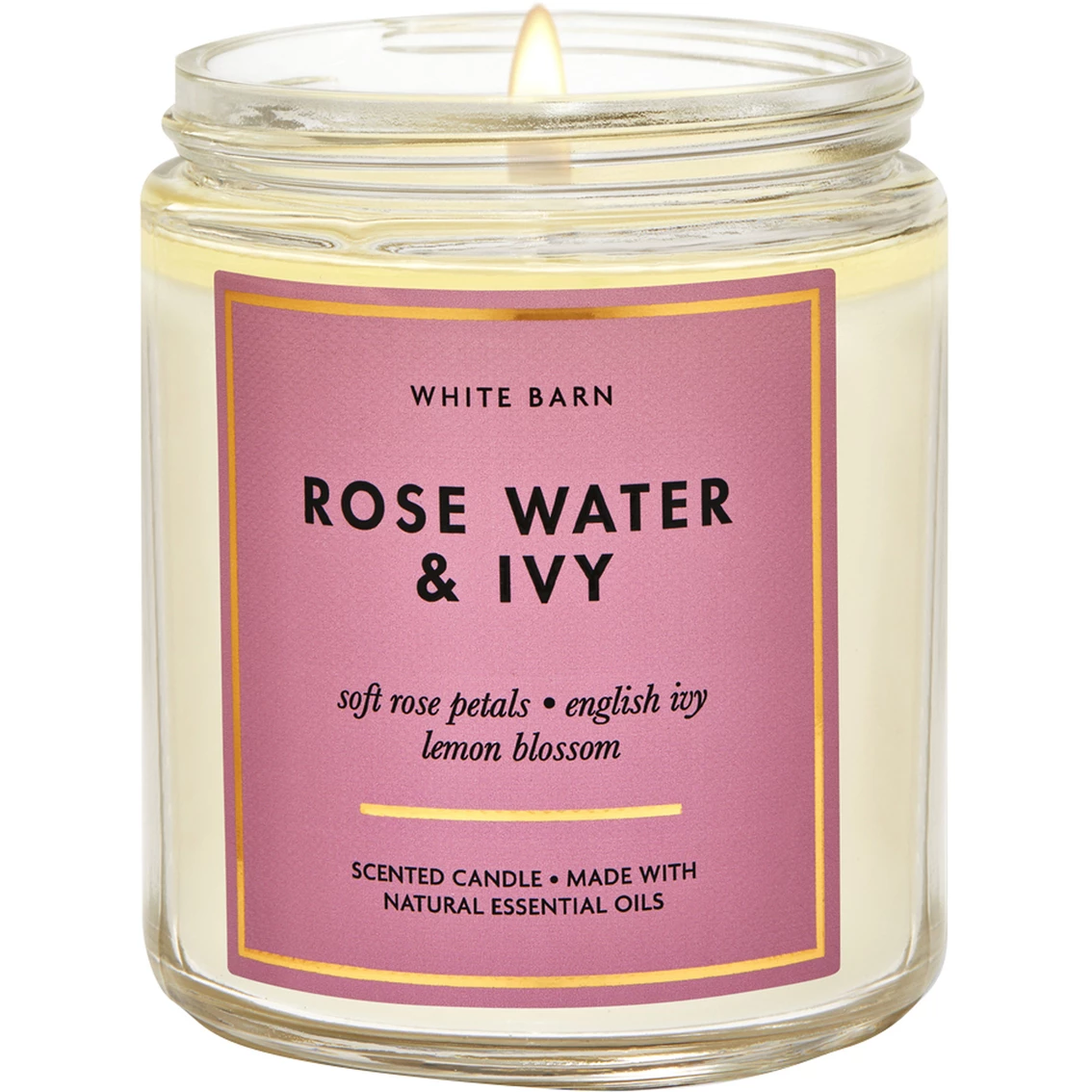 Budget ???? Bath & Body Works Rose Water & Ivy Single Wick Candle ???? 1 Budget ???? Bath & Body Works Rose Water & Ivy Single Wick Candle ????