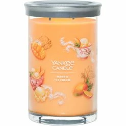 Cheapest ❤️ Yankee Candle Mango Ice Cream Signature Large Tumbler Candle ⭐