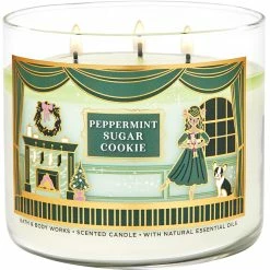 Budget ???? Bath & Body Works Nutcracker Peppermint Sugar Cookie 3-Wick Candle ????