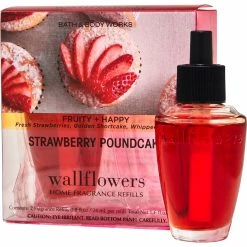 Coupon ✔️ Bath & Body Works Wall Flower Strawberry Pound Cake Refill 2 Pk. ????
