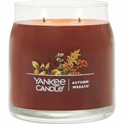 Alternative view of Best reviews of ❤️ Yankee Candle Autumn Wreath Signature Medium Jar Candle ????