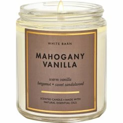 Cheapest ???? Bath & Body Works Mahogany Vanilla Single Wick Candle ❤️