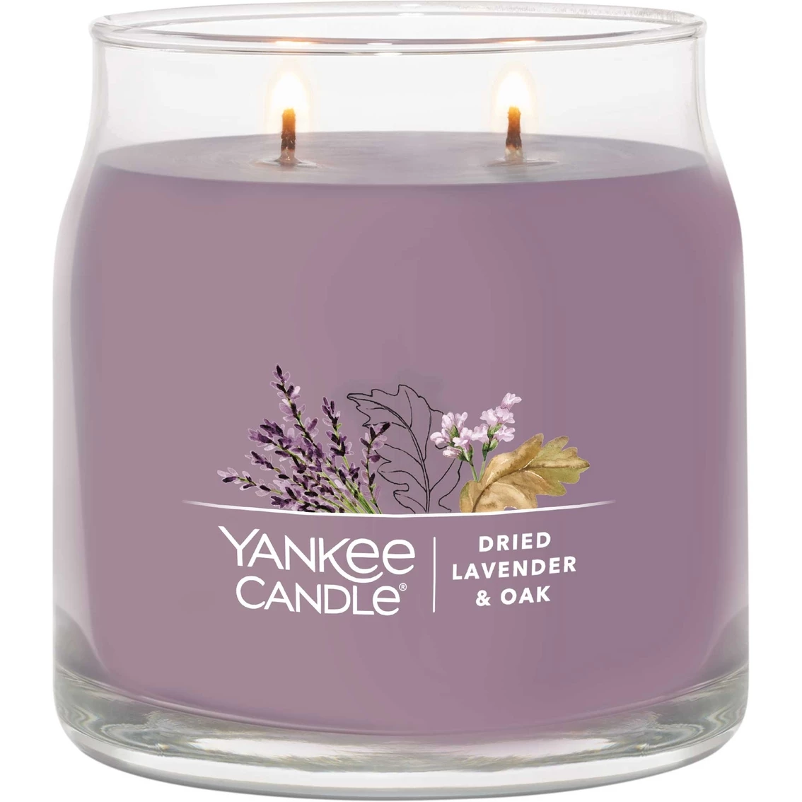 Promo ???? Yankee Candle Dried Lavender & Oak Signature Medium Jar Candle ✔️ 1 Promo ???? Yankee Candle Dried Lavender & Oak Signature Medium Jar Candle ✔️