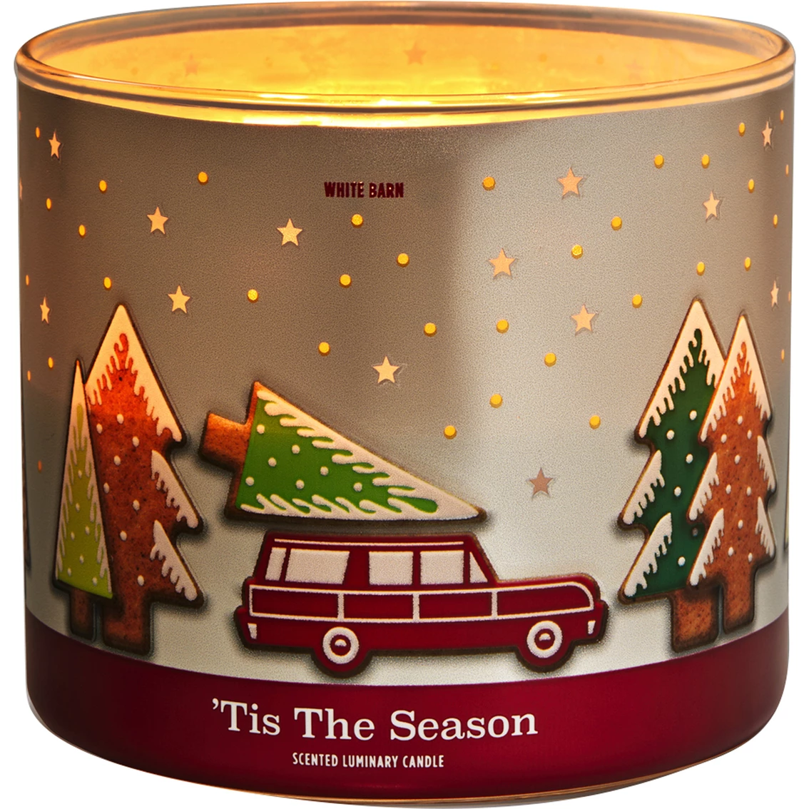 Brand new ⭐ Bath & Body Works Night Before ???? Christmas Tis The Season 3-Wick Candle ???? 1 Brand new ⭐ Bath & Body Works Night Before ???? Christmas Tis The Season 3-Wick Candle ????
