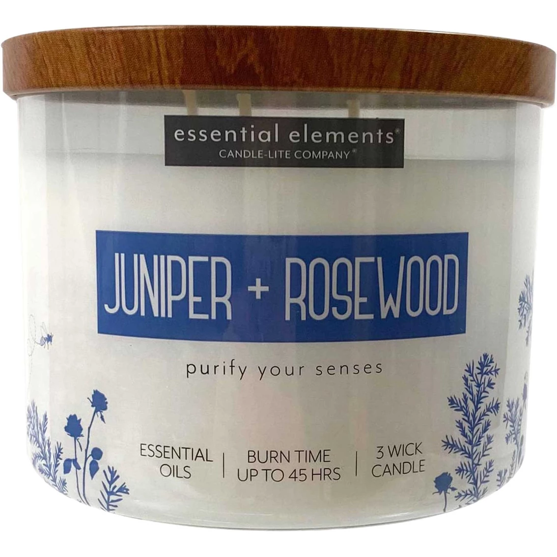 Outlet ???? Candle-lite Essential Elements Juniper & Rosewood 14.75 Oz. Candle Jar ???? 1 Outlet ???? Candle-lite Essential Elements Juniper & Rosewood 14.75 Oz. Candle Jar ????