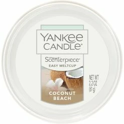 Outlet ???? Yankee Candle Coconut Beach Scenterpiece Easy Meltcup Candle ????