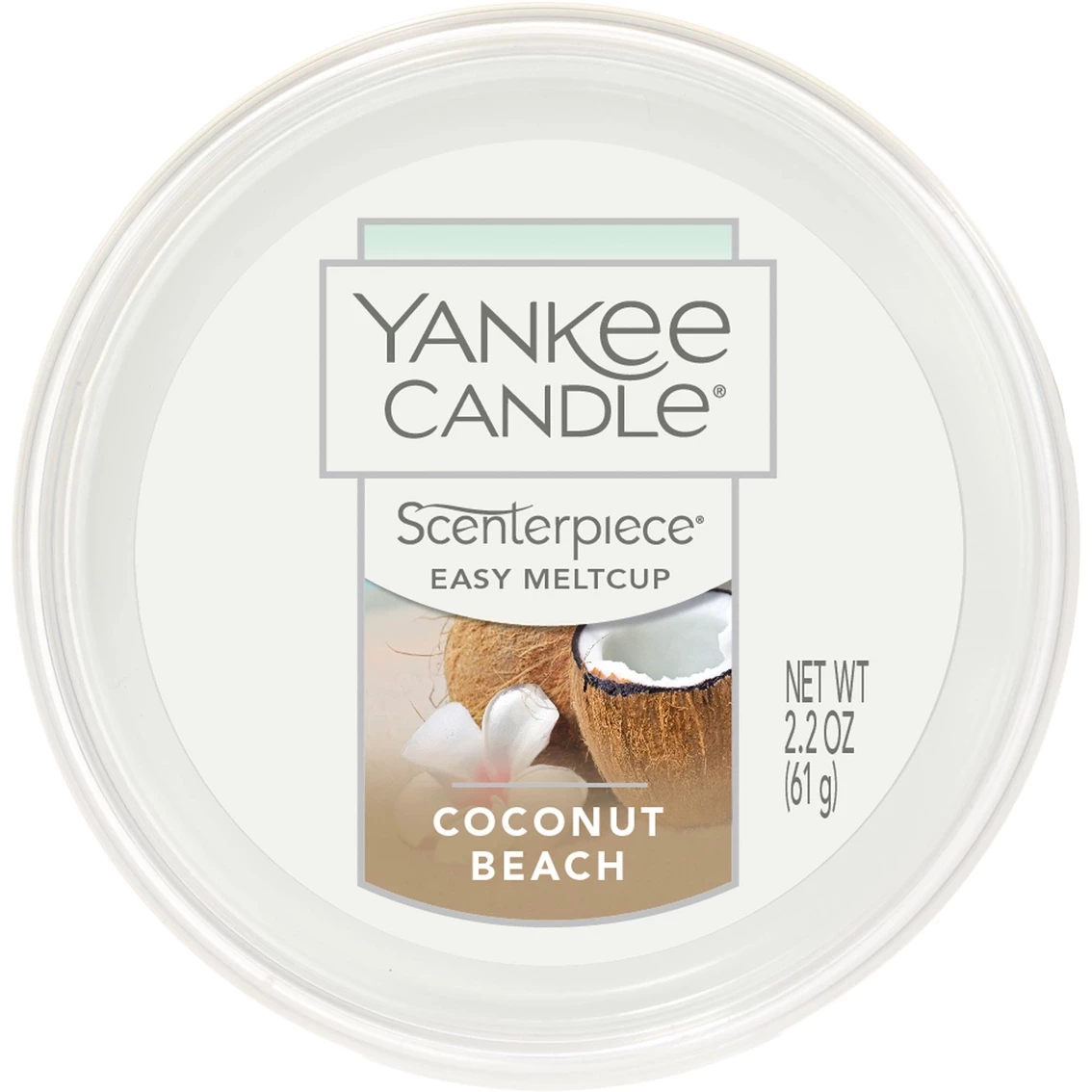 Outlet ???? Yankee Candle Coconut Beach Scenterpiece Easy Meltcup Candle ???? 1 Outlet ???? Yankee Candle Coconut Beach Scenterpiece Easy Meltcup Candle ????