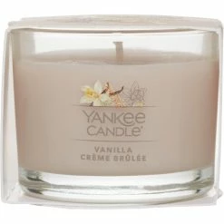 Buy ???? Yankee Candle Vanilla Creme Brulee Filled Votive Mini Candle ????