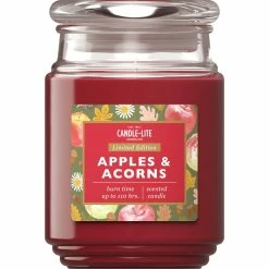 Best Pirce ???? Candle-Lite Fall Limited Edition Apples And Acorns 18 Oz. Jar Candle ????