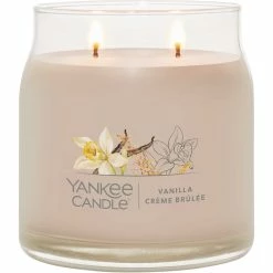 Alternative view of Cheap ???? Yankee Candle Vanilla Creme Brulee Signature Medium Jar Candle ????