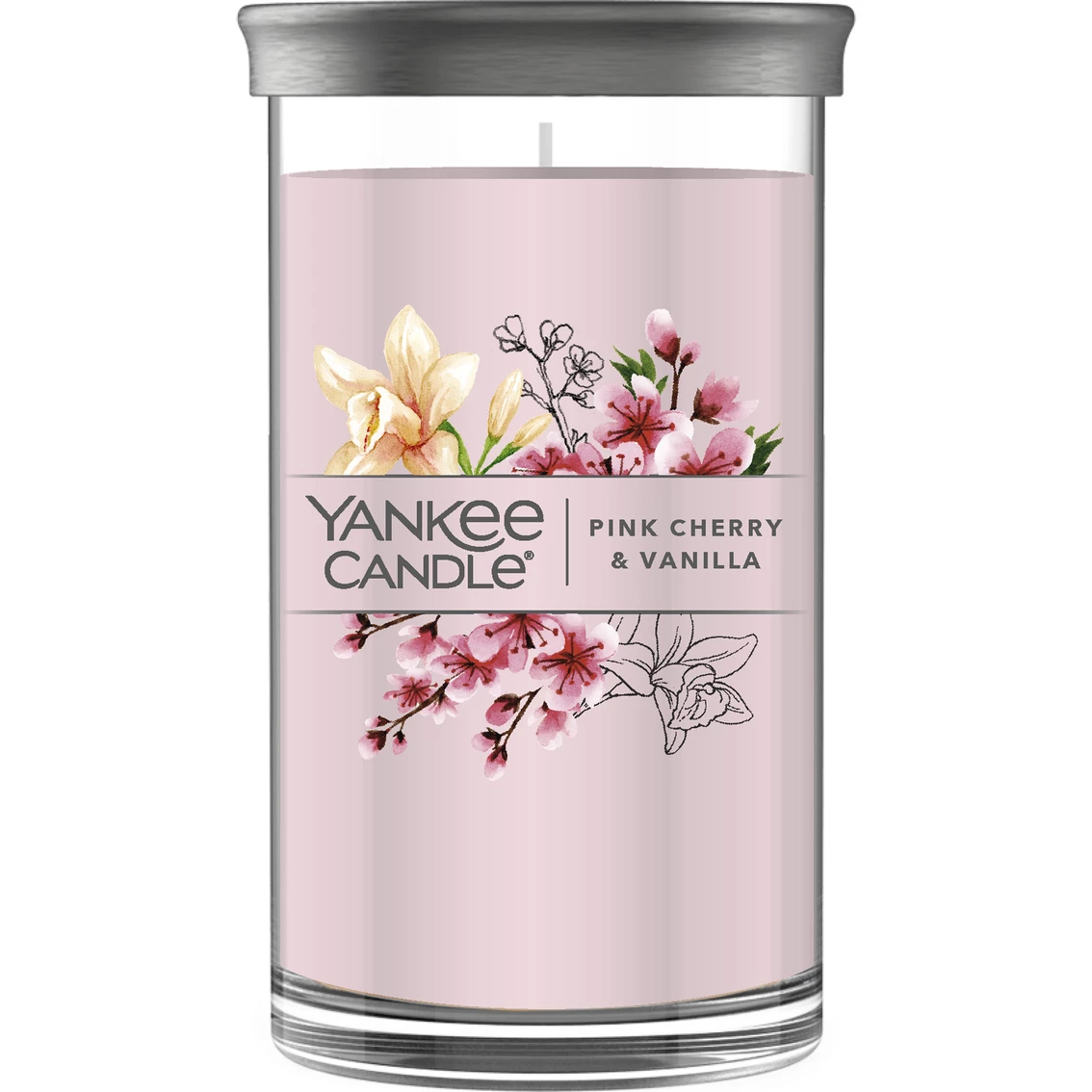 Best Sale ❤️ Yankee Candle Pink Cherry Vanilla Signature Medium Pillar Candle ⭐ 1 Best Sale ❤️ Yankee Candle Pink Cherry Vanilla Signature Medium Pillar Candle ⭐