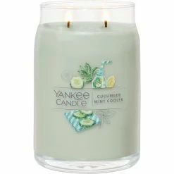 Alternative view of Brand new ⌛ Yankee Candle Cucumber Mint Cooler Signature Large Jar Candle ????