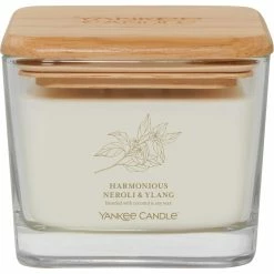 Budget ???? Yankee Candle Harmonious Neroli And Ylang Medium Well Living 3 Wick Square Candle ????