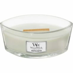 Alternative view of Budget ???? WoodWick Whipped Matcha Ellipse Candle ????