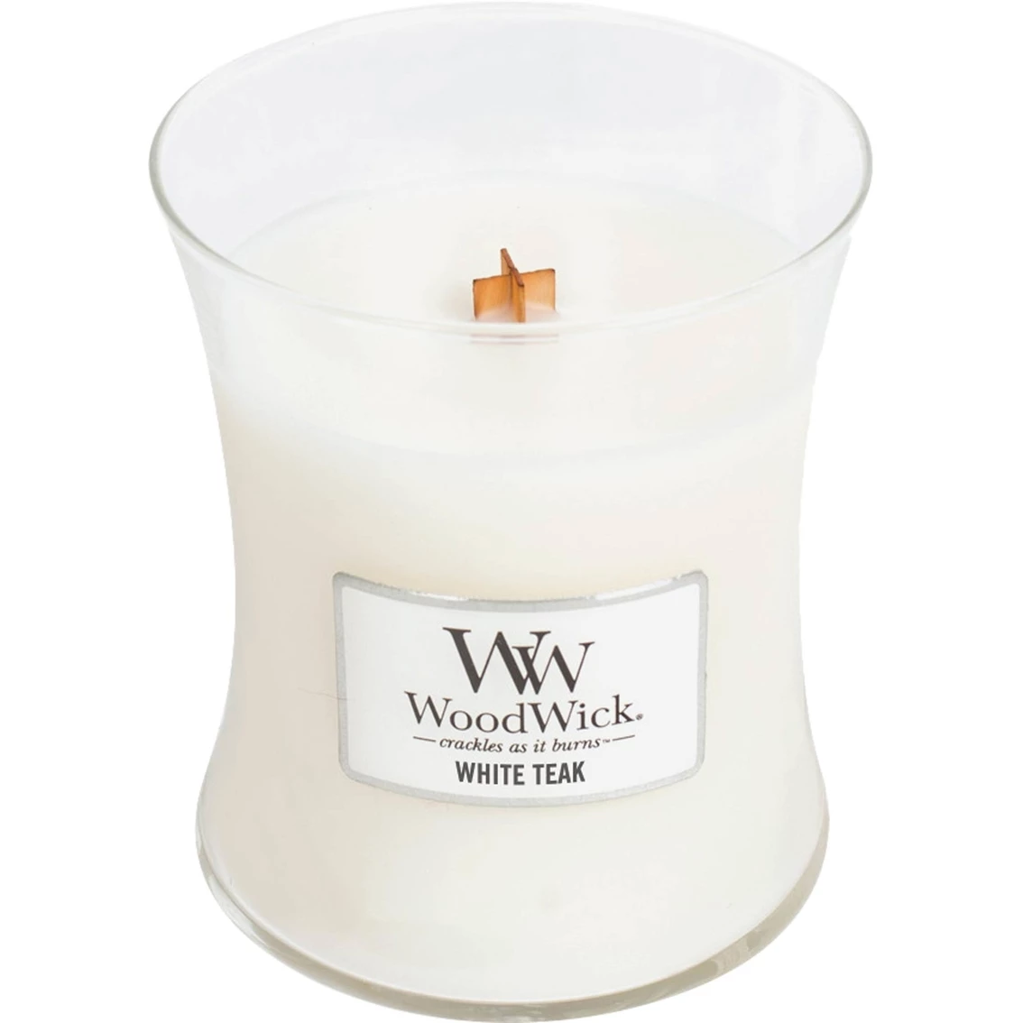 Discount ???? WoodWick White Teak Medium Hourglass Candle ❤️ 1 Discount ???? WoodWick White Teak Medium Hourglass Candle ❤️
