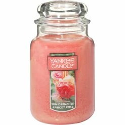 Hot Sale ✔️ Yankee Candle Sun Drenched Apricot Rose Large Jar Candle ????