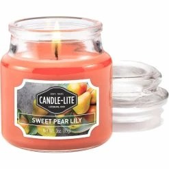 Wholesale ???? Candle-lite Sweet Pear Lily 3 Oz. Jar Candle ✔️