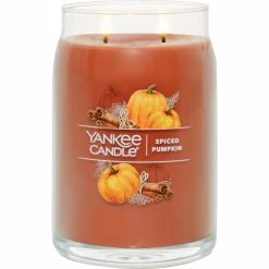 Alternative view of Cheapest ???? Yankee Candle Spiced Pumpkin Signature Large Jar Candle ????