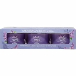 Promo ❤️ Yankee Candle Filled Votive Lilac Blossoms Candle 3 Pk. ⌛