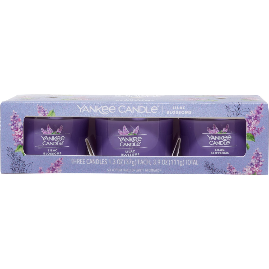 Promo ❤️ Yankee Candle Filled Votive Lilac Blossoms Candle 3 Pk. ⌛ 1 Promo ❤️ Yankee Candle Filled Votive Lilac Blossoms Candle 3 Pk. ⌛