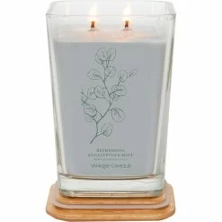 Alternative view of Flash Sale ???? Yankee Candle Eucalyptus And Mint Large Well Living 2 Wick Square Candle ????
