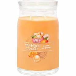 Buy ???? Yankee Candle Mango Ice Cream Signature Large Jar Candle ????