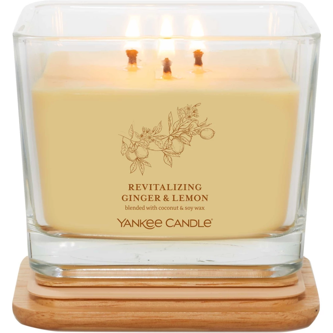 Hot Sale ???? Yankee Candle Revitalizing Ginger & Lemon Medium Well Living 3 Wick Square Candle ???? 1 Hot Sale ???? Yankee Candle Revitalizing Ginger & Lemon Medium Well Living 3 Wick Square Candle ????