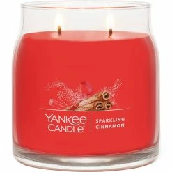 Alternative view of Budget ???? Yankee Candle Sparkling Cinnamon Signature Medium Jar Candle ????