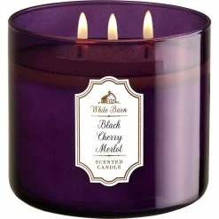 Budget ✔️ Bath & Body Works Black Cherry Merlot 3 Wick Candle ????