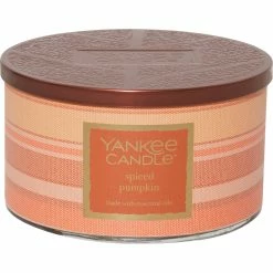 Cheap ???? Yankee Candle Spiced Pumpkin 3-Wick Candle ????