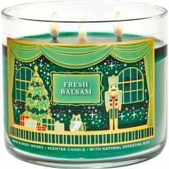 Best Sale ???? Bath & Body Works Nutcracker 3-Wick Candle, Fresh Balsam ⭐