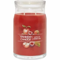 Best Pirce ⌛ Yankee Candle Apple Sweet Fig Signature Large Jar Candle ????