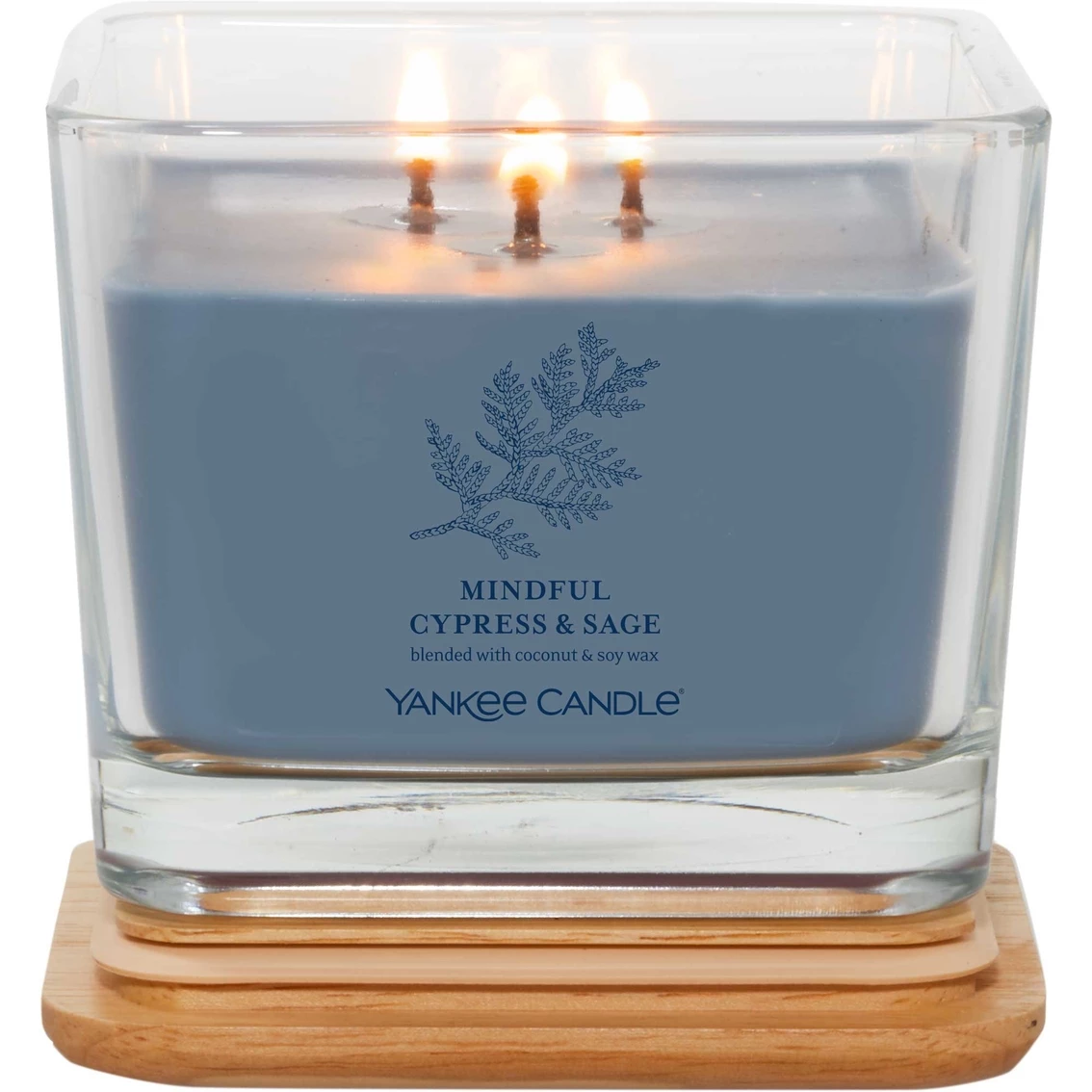 Promo ???? Yankee Candle Mindful Cypress And Sage Medium Well Living 3 Wick Square Candle ???? 2 Promo ???? Yankee Candle Mindful Cypress And Sage Medium Well Living 3 Wick Square Candle ???? - Image 2