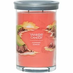 Promo ❤️ Yankee Candle Cliffside Sunrise Signature Large Tumbler Candle ⭐