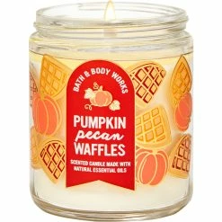New ???? Bath & Body Works Pumpkin Pop: Pumpkin Pecan Waffles Single Wick Candle ????
