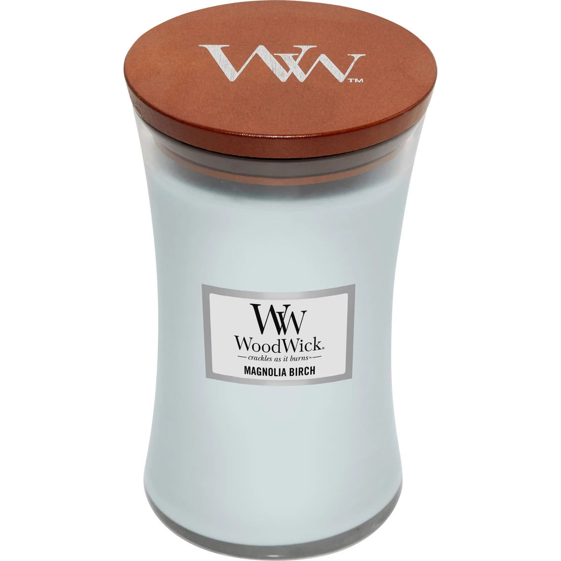 New ???? WoodWick Magnolia & Birch Large Hourglass Candle ✔️ 1 New ???? WoodWick Magnolia & Birch Large Hourglass Candle ✔️