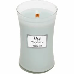 Alternative view of New ???? WoodWick Magnolia & Birch Large Hourglass Candle ✔️