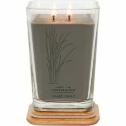 Alternative view of Buy ✨ Yankee Candle Grounding Vetiver & Incense Large Well Living 2-Wick Square Candle ????