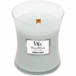 Alternative view of Coupon ✔️ WoodWick Magnolia & Birch Medium Hourglass Candle ????