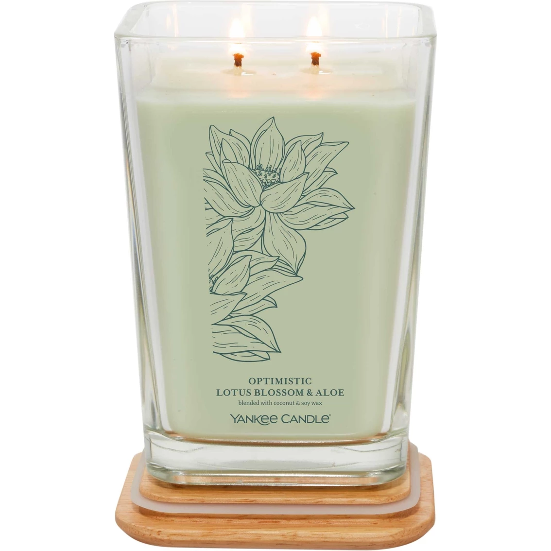 Cheapest ???? Yankee Candle Optimistic Lotus Blossom And Aloe Well Living 2 Wick Square Candle ???? 2 Cheapest ???? Yankee Candle Optimistic Lotus Blossom And Aloe Well Living 2 Wick Square Candle ???? - Image 2
