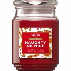 Wholesale ???? Candle-Lite EDES Holiday Collection 18 Oz. Naughty Or Nice Jar Candle ????