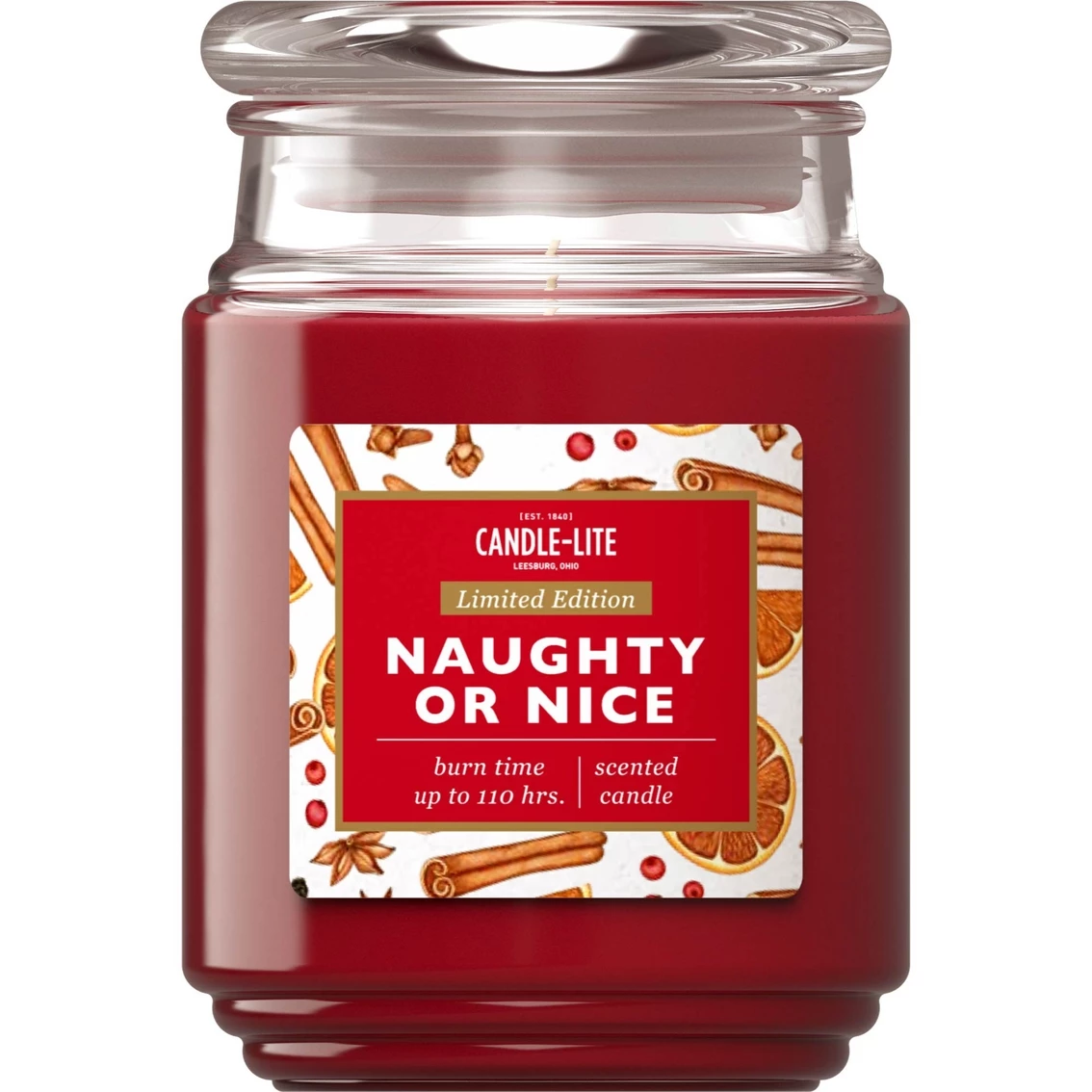 Wholesale ???? Candle-Lite EDES Holiday Collection 18 Oz. Naughty Or Nice Jar Candle ???? 1 Wholesale ???? Candle-Lite EDES Holiday Collection 18 Oz. Naughty Or Nice Jar Candle ????